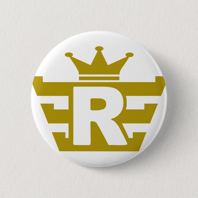 R-royal.png 2 Inch Round Button (Front)