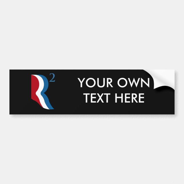 R SQUARED - ROMNEY RICE -.png Bumper Sticker (Front)