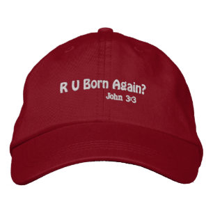 R U Born Again? Embroidered Hat