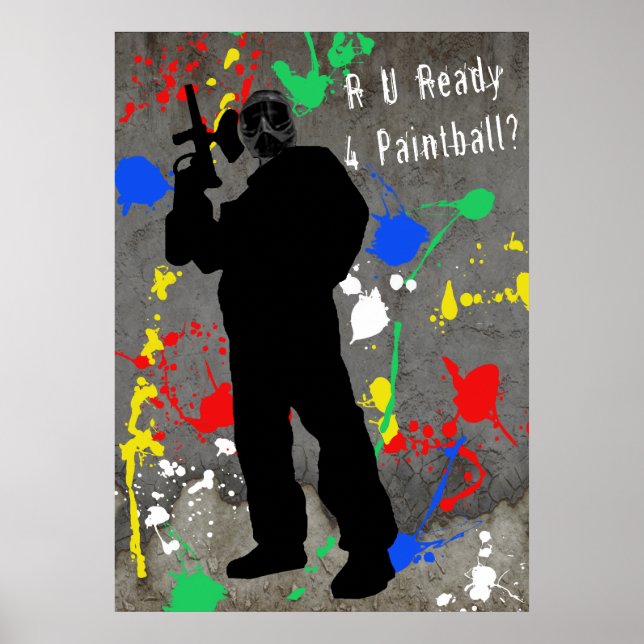 R U Ready 4 Paintball? Poster (Front)