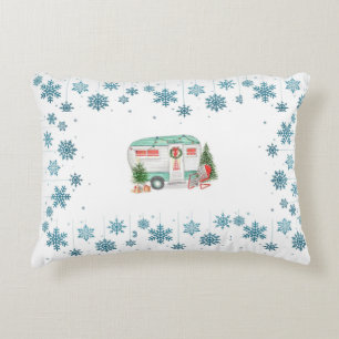 ***R.V. LIVING AND SNOWFLAKES GALORE*** ACCENT PILLOW
