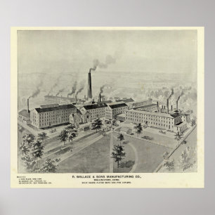 R Wallace & Sons Mfg Co Poster