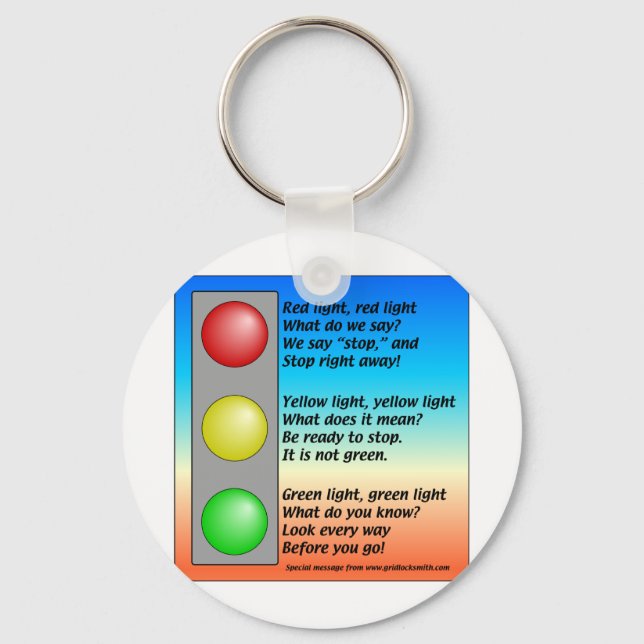 R-Y-G-lights Keychain (Front)