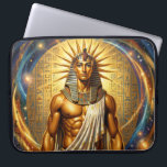 Ra – Egyptian Sun God´4 Laptop Sleeve<br><div class="desc">Ra is the sun god in ancient Egyptian mythology and one of the most important deities.</div>