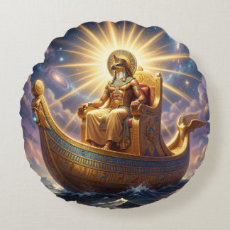 Ra – Egyptian Sun God´5 Round Pillow