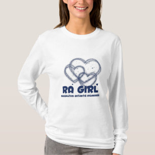 RA Girl Heart Design :: Rheumatoid Arthritis T-Shirt