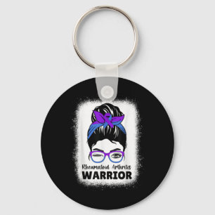 Ra Rheumatoid Arthritis Awareness Warrior Women Me Keychain