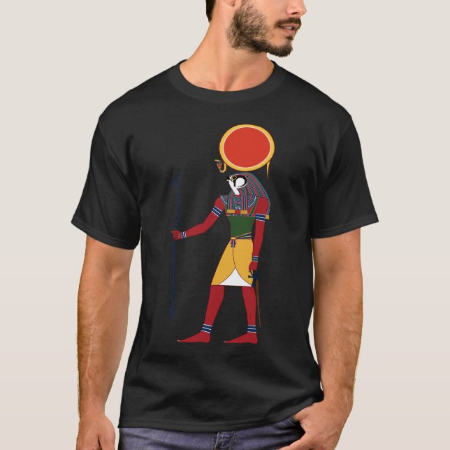 Ra Solar deity Amun Ancient Egyptian deities T-Shirt (Front)
