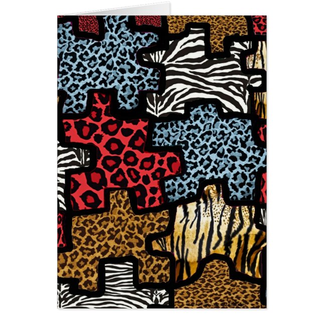 RAB Rockabilly Animal Print Puzzle (Front)