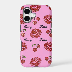 RAB Rockabilly Cherry Kisses on Pink