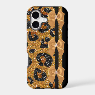 RAB Rockabilly Gold Leopard Print Sugar Skulls