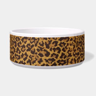 RAB Rockabilly Leopard Print Dog Bowl