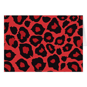 RAB Rockabilly Leopard Print Red Black