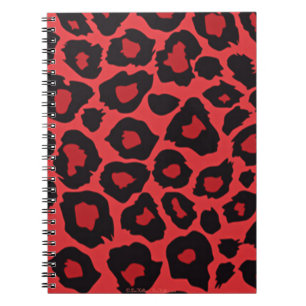 RAB Rockabilly Leopard Print Red Black Notebook
