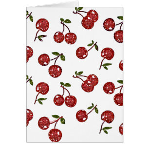 RAB Rockabilly très cerise cerises sur blanc