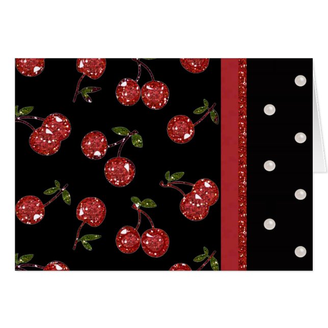 RAB Rockabilly Very Cherry Cherries Black (Front Horizontal)