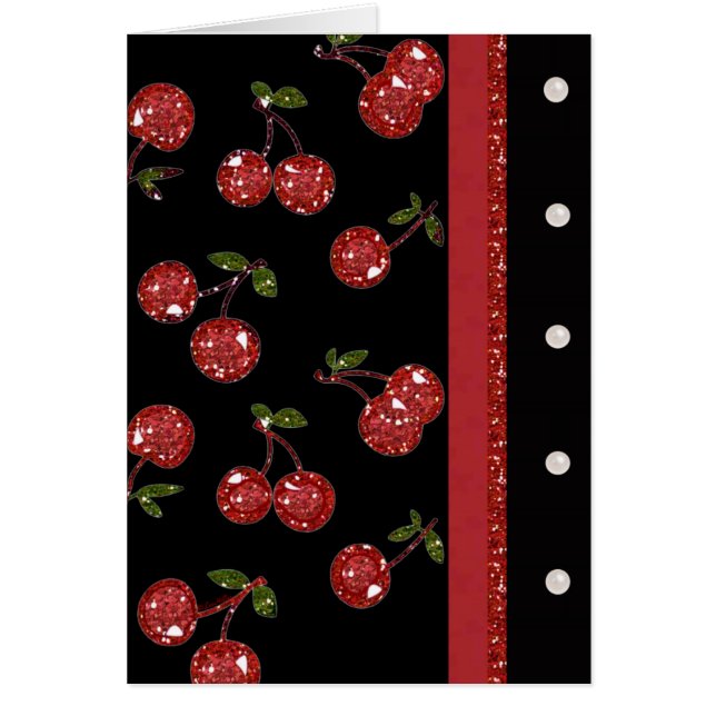 RAB Rockabilly Very Cherry Cherries Black (Front)