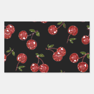 RAB Rockabilly Very Cherry Cherries On Black Sticker