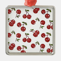 RAB Rockabilly Very Cherry Cherries On White