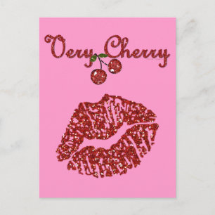 RAB Rockabilly Very Cherry Kiss Postcard