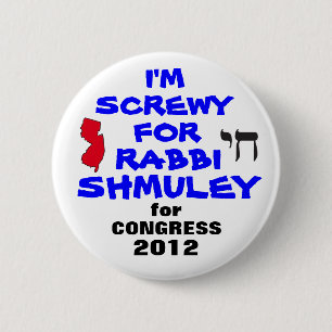 Rabbi Schmuley Boteach for Congress 2 Inch Round Button