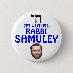 Rabbi Shmuley Boteach for Congress 2 Inch Round Button