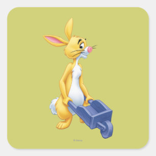 Rabbit 2 square sticker