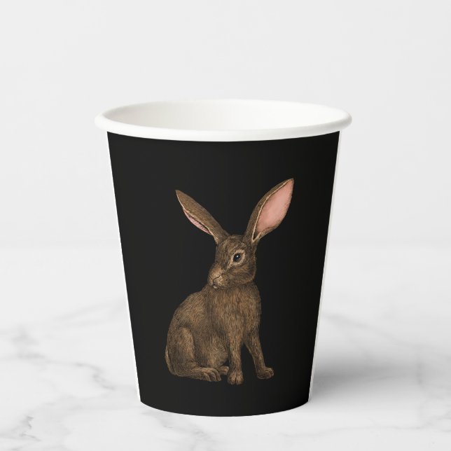 Rabbit 4 paper cups (Front)