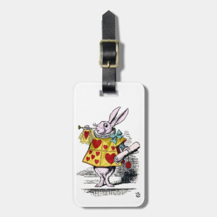 Rabbit, Alice's Adventures in Wonderland Luggage Tag