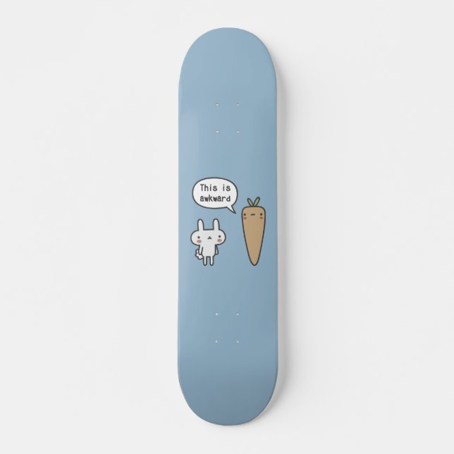 Rabbit and Carrot Skateboard (Front)