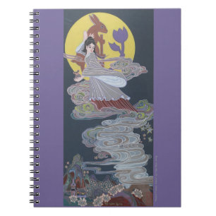 Rabbit and Moon Goddess Notebook