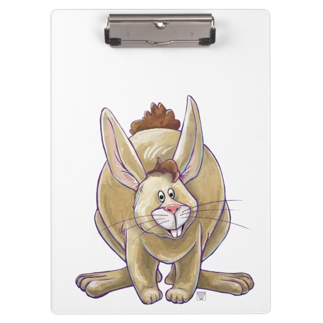 Rabbit Animal Parade writing stuff Clipboard (Front)
