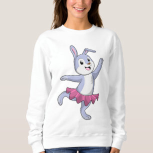 Rabbit as Ballerina at Ballet Sweatshirt