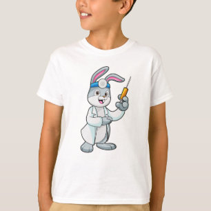 Rabbit as Doctor at Vaccination with Syringe T-Shirt