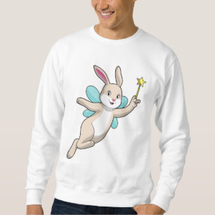 Rabbit as Fairy with Magic wand Sweatshirt