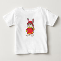 Rabbit as Firefighter with Helmet