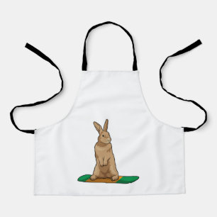 Rabbit as Snowboarder with Snowboard Apron