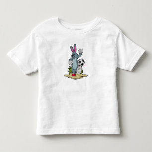 Rabbit as Soccer player with Soccer Toddler T-shirt
