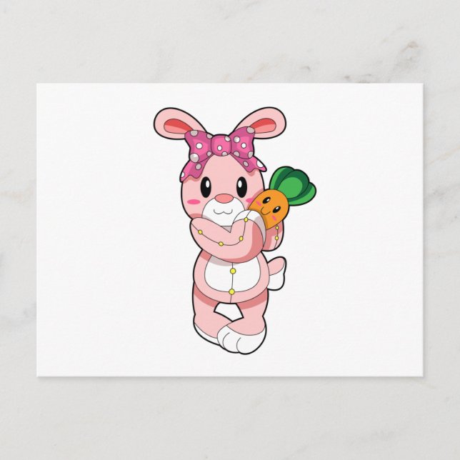 Rabbit as Toy Postcard (Front)