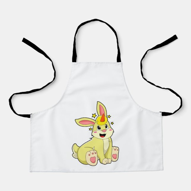 Rabbit as Unicorn Apron (Front)