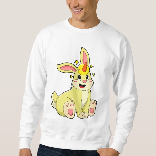 Rabbit as Unicorn Sweatshirt (Front)