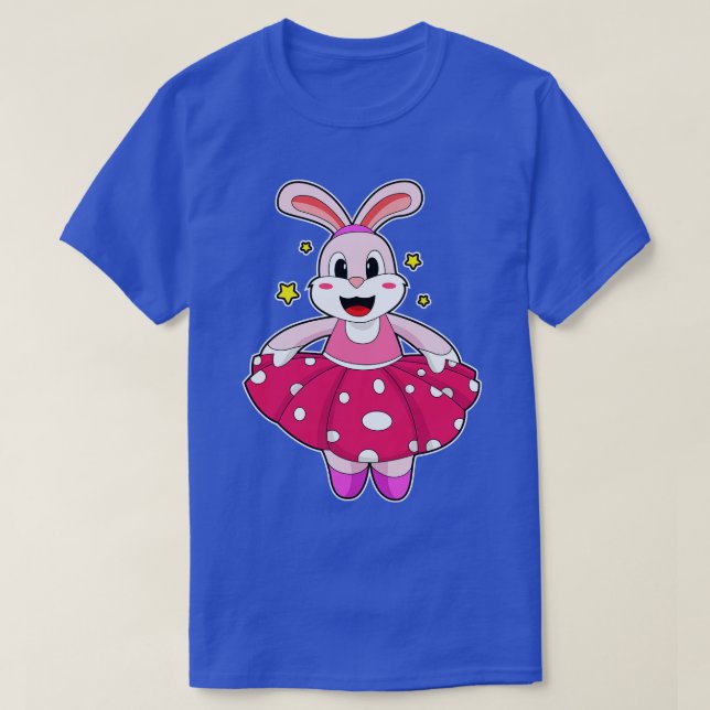 Rabbit at Ballet Dance T-Shirt (Design Front)
