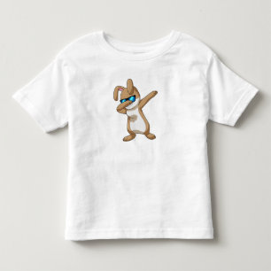 Rabbit at Hip Hop Dance Dab Toddler T-shirt