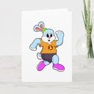 Rabbit at Running Card