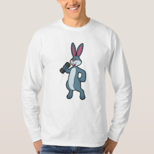 Rabbit at Strength training with Dumbbell T-Shirt