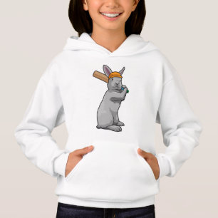 Rabbit au cricket avec chauve-souris de cricket