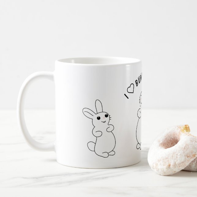 Rabbit Awareness Week Coffee Mug (With Donut)