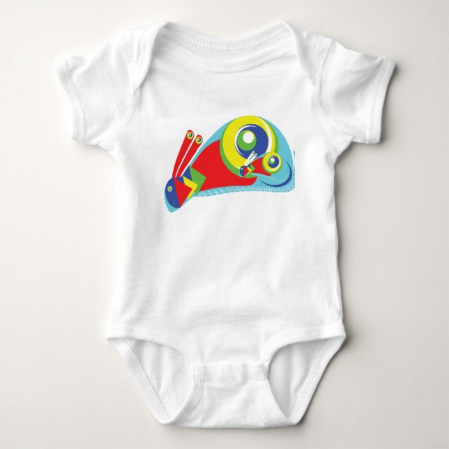 rabbit baby bodysuit (Front)