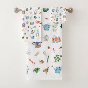 Rabbit Bath Towel Set