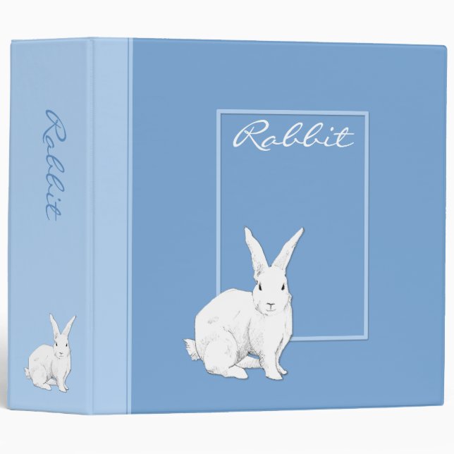 Rabbit blue Binder (Front/Spine)